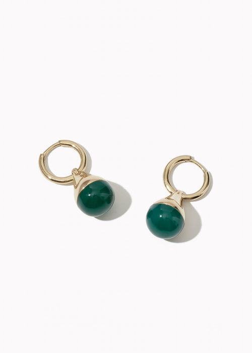Stilla Green Onyx Earrings (Pre-order)
