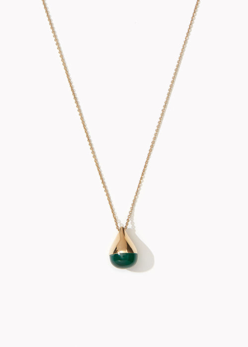 Stilla Green Onyx Necklace