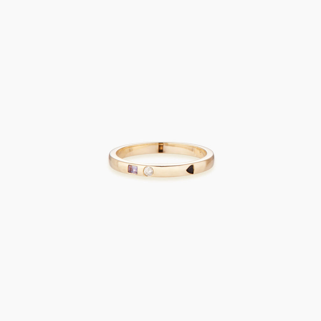 Three Stone Stacker Ring | Otiumberg