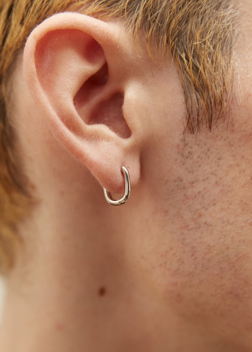 Men's Paperclip Small Earring (Pre-order)
