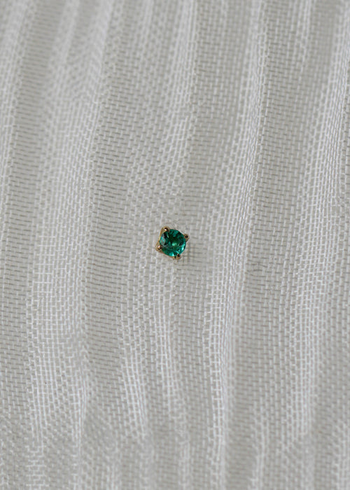 Emerald Threaded Stud