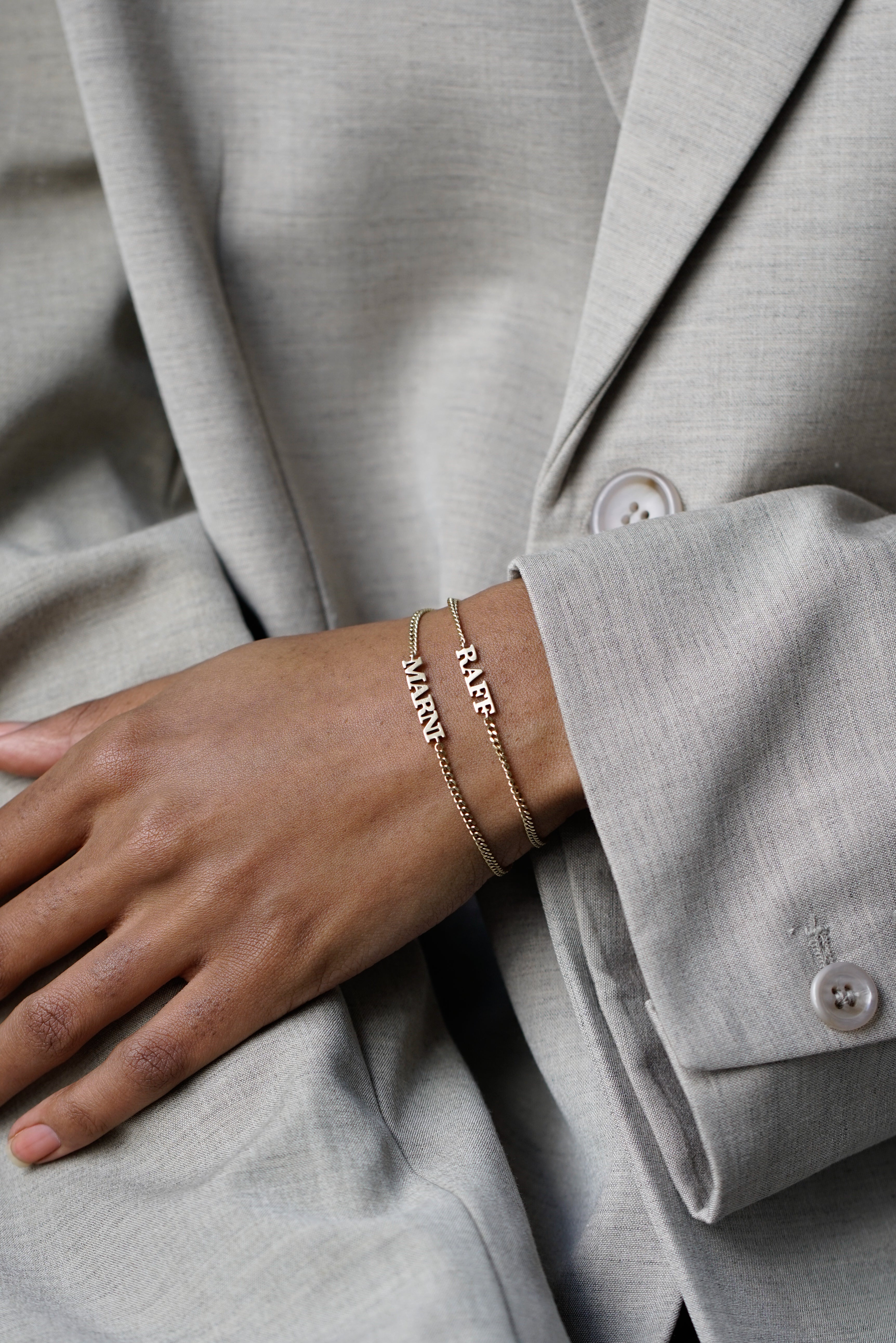Name bracelets