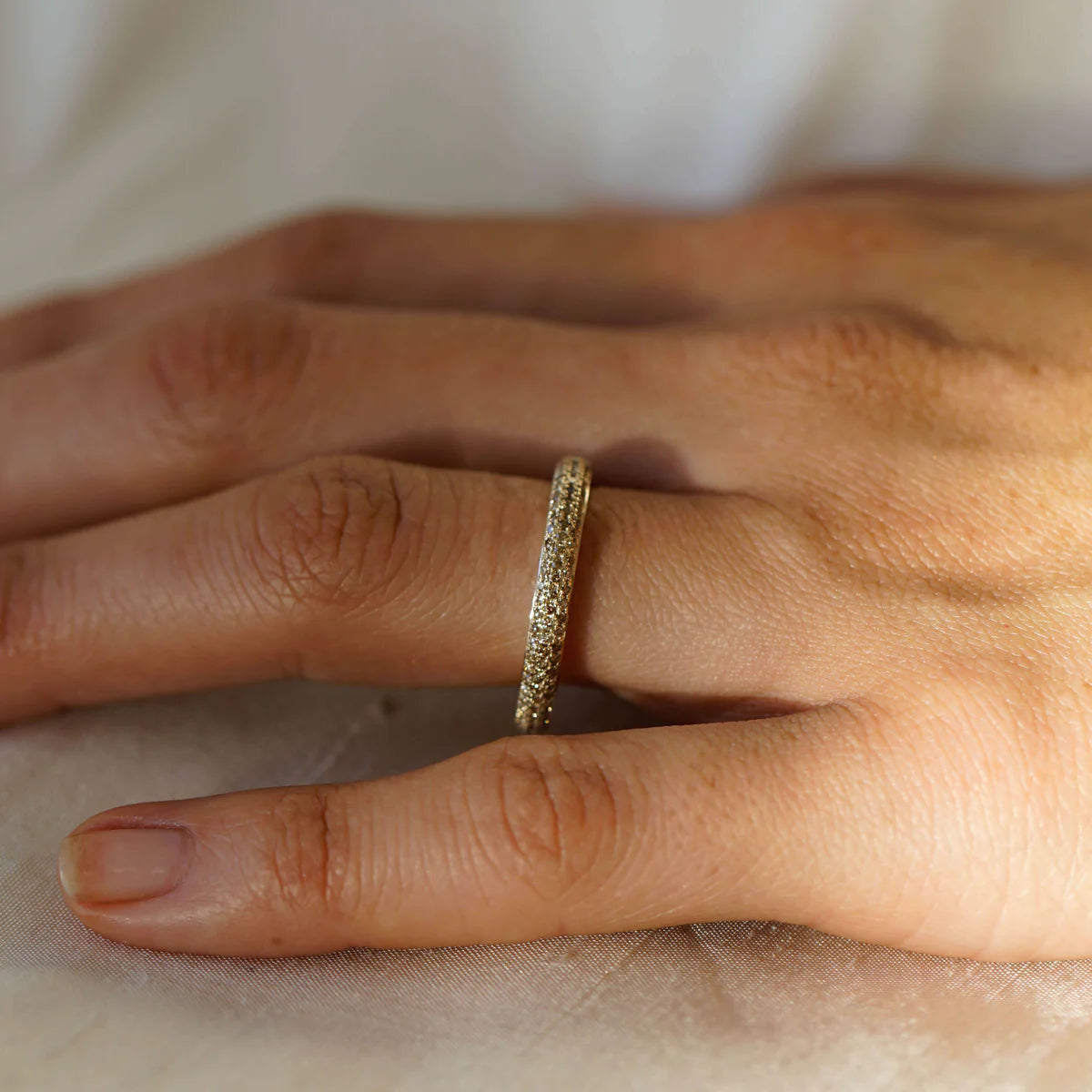 chunky diamond ring