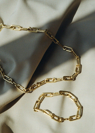 Signature Arena Chain Necklace and Bracelet