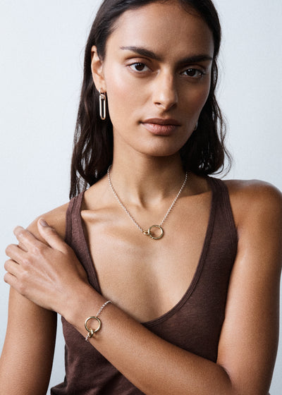Interlock Bracelet & Necklace Set