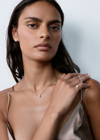 Diamond Domino Necklace