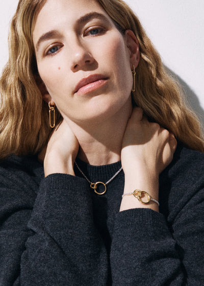 Interlock Pendant Necklace