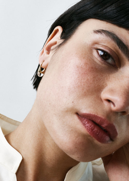 Roscida Quartz Earrings