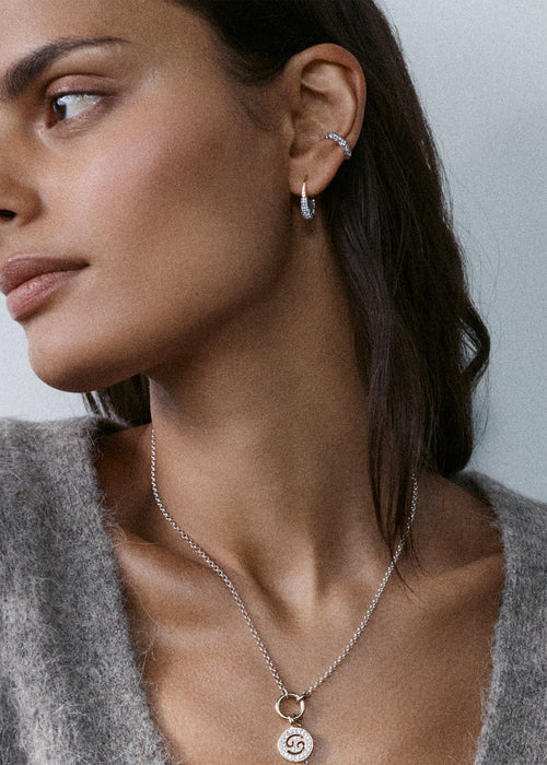 Midnight Diamond Ear Cuff