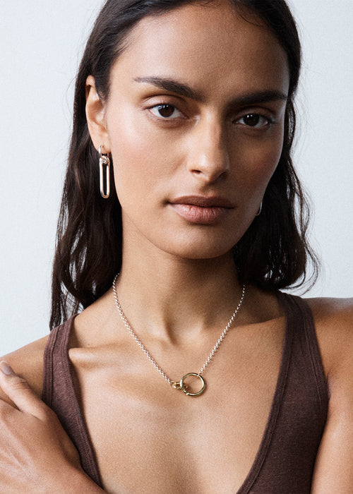 Interlock Pendant Necklace