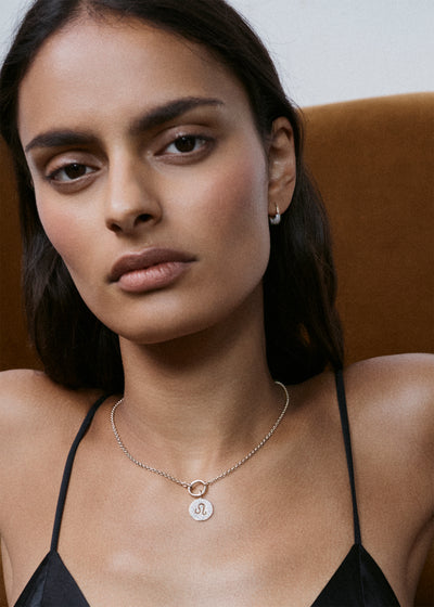 9kt Small Midnight Diamond Rhodium Roscida Drop Hoops