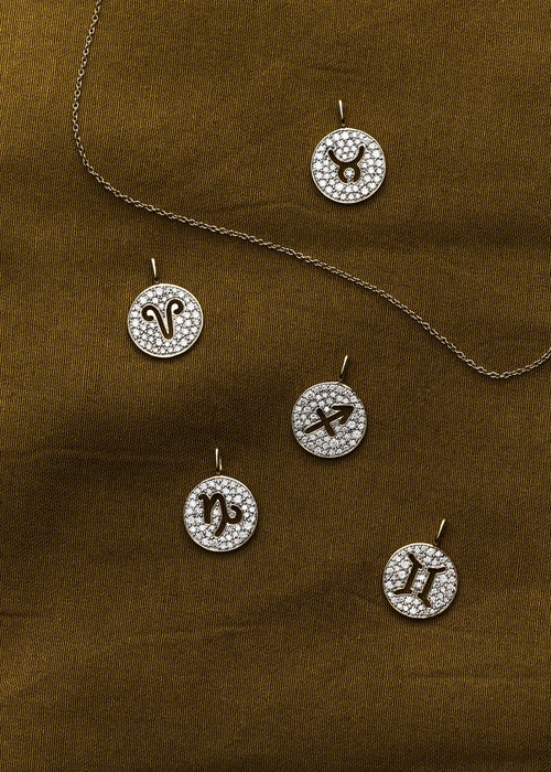 Diamond Zodiac Pendant