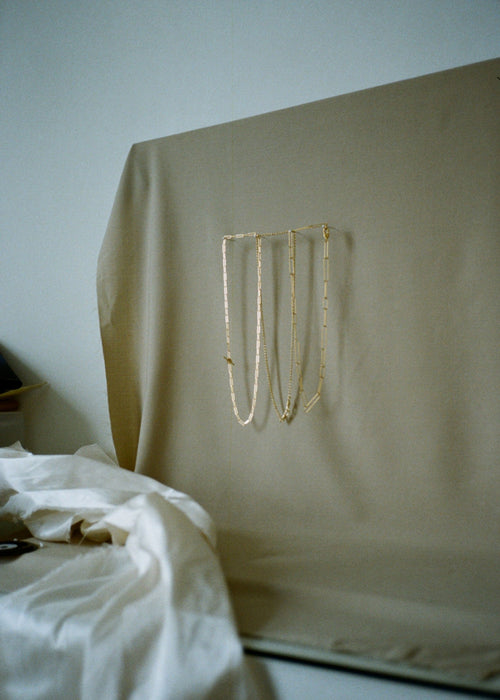 Long Paperclip Necklace