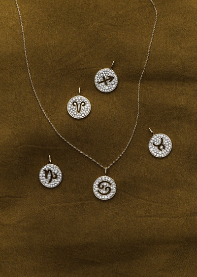 Diamond Zodiac Pendant
