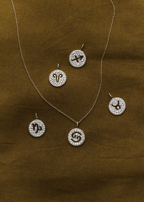 Diamond Zodiac Pendant