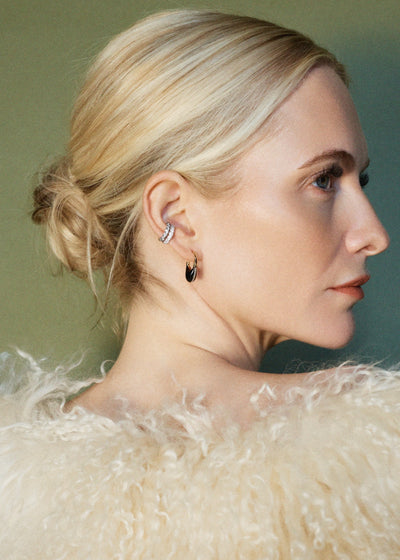 Midnight Diamond Ear Cuff