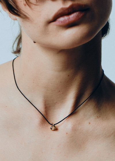 Mini Cord Knot Necklace