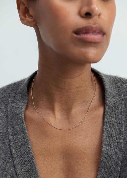 Solid Gold Cable Chain