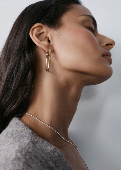 Twist Drop Hoops