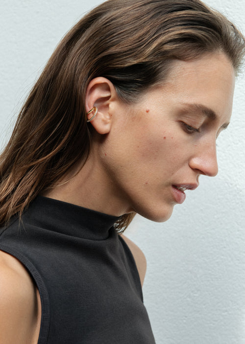 Pavé Double Ear Cuff