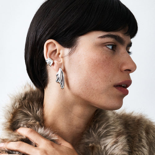 Statement Wave Earrings