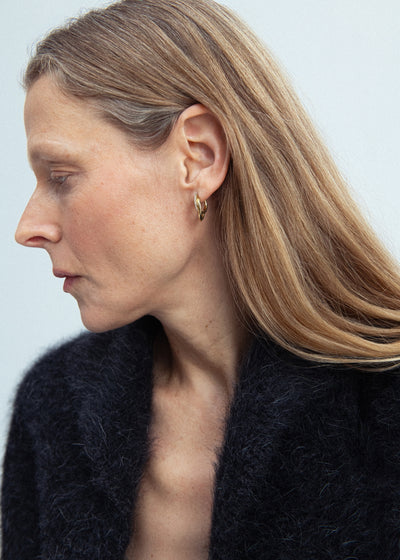 Small Pavé Spiralis Hoops
