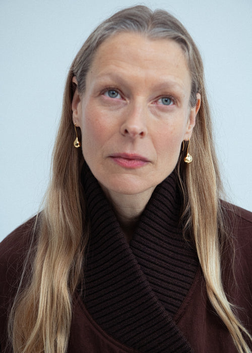 Pebble Curve Drop Earrings