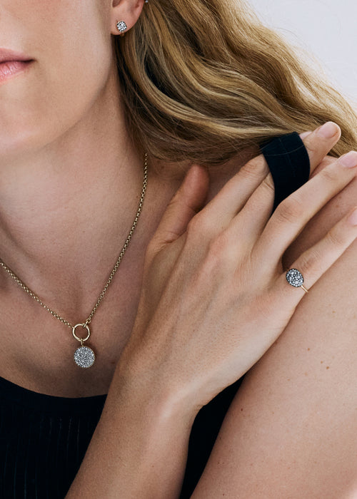 Midnight Diamond Signet Ring