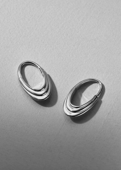 Roscida Ridged Hoops