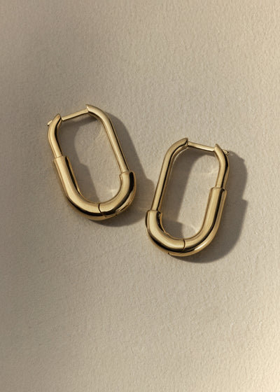Large Staple Hoops