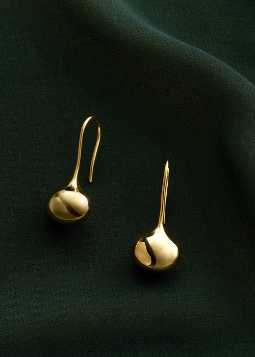 Pebble Curve Drop Earrings