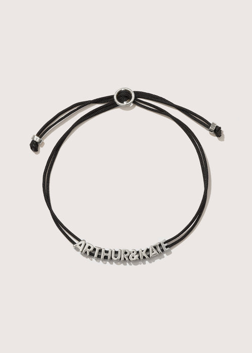 Personalised Totem Cord Bracelet (Sterling Silver)