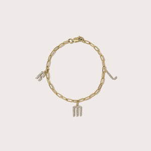 Diamond Charm Bracelet (Made To Order)