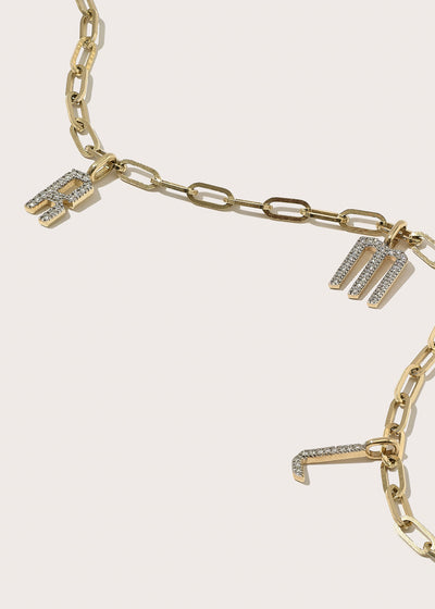 Diamond Charm Bracelet (Made To Order)