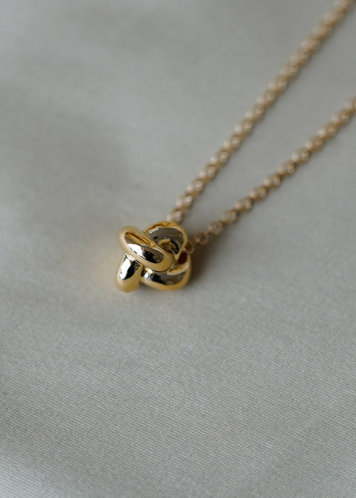 Vermeil Knot Necklace