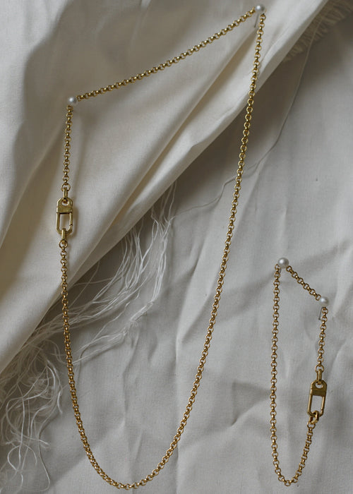 Hex Necklace & Bracelet Set