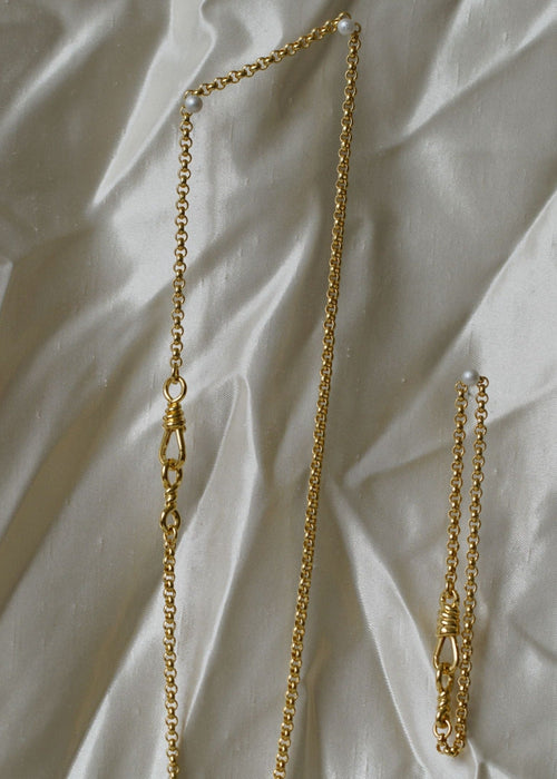 Locked Necklace & Bracelet Set