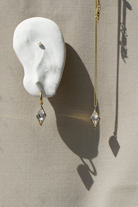 Kite Quartz Drop Earrings