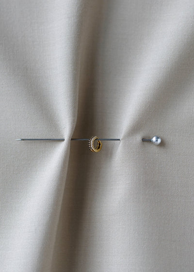 Signature Diamond Huggie Edit - Set 2