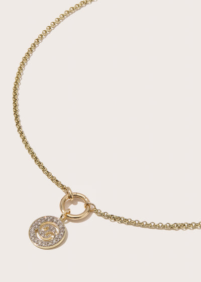 Dual Diamond Zodiac Necklace (Pre-Order)
