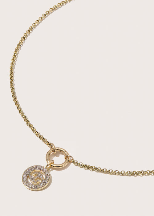 Dual Diamond Zodiac Necklace (Pre-Order)