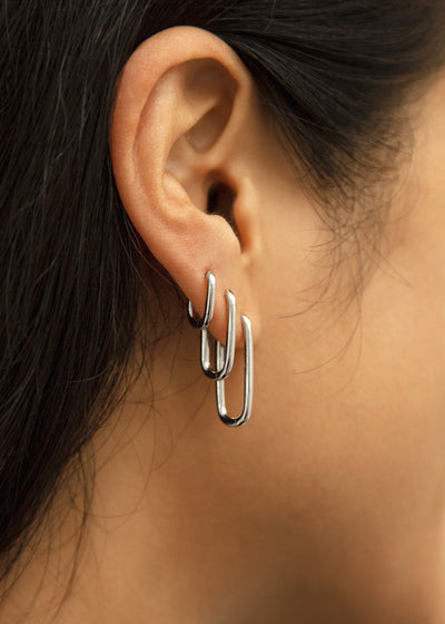 Paperclip Large Earring