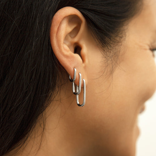 Paperclip Large Earrings