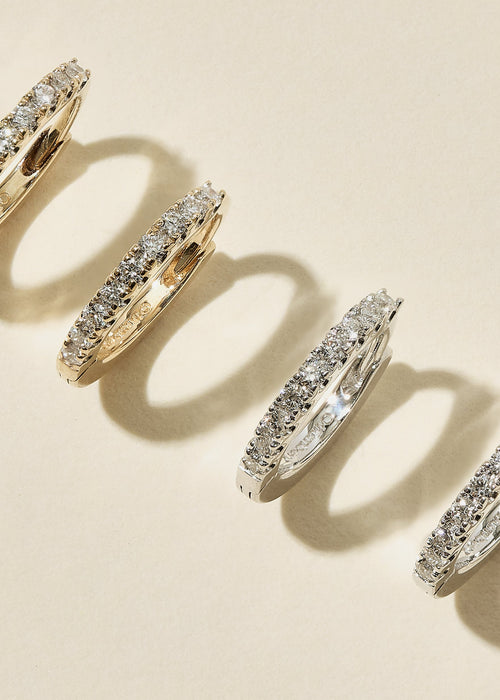 Signature Diamond Huggie Edit - Set 1