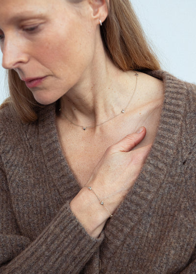 Roscida Heart Scatter Bracelet