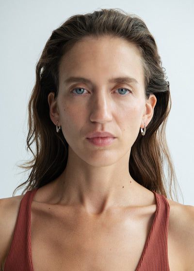 Roscida Ridged Hoops