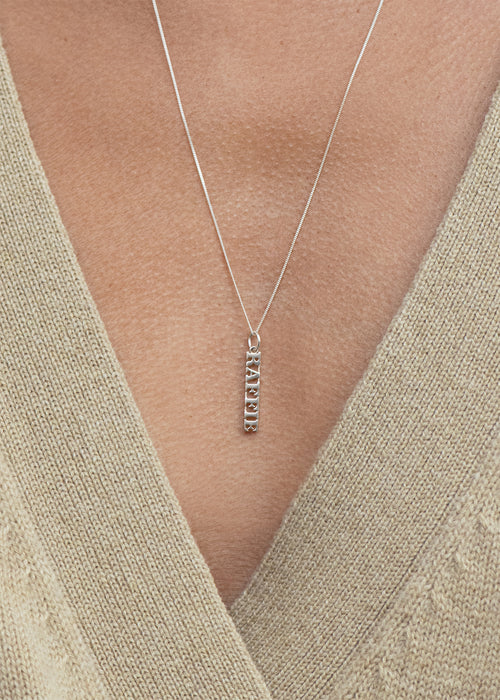 Sterling Silver Name Pendant (Made To Order)