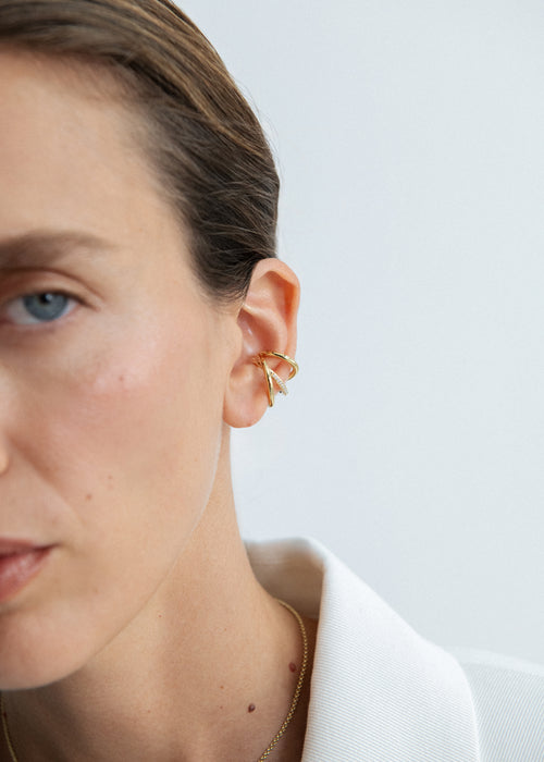 Pavé Spiralis Ear Cuff