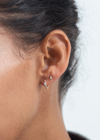 Diamond Marquise Studs