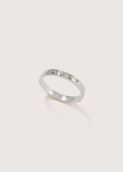 Band Ring with Complimentary Hand Engraving